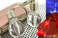 PS, PVC Tinggi terang putih dicetak Mini Led Keychain Lampu untuk hadiah promosi