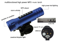 Portabel Strobe Adjustable LED Senter Obor Dengan MP3 Player YSF - MT08
