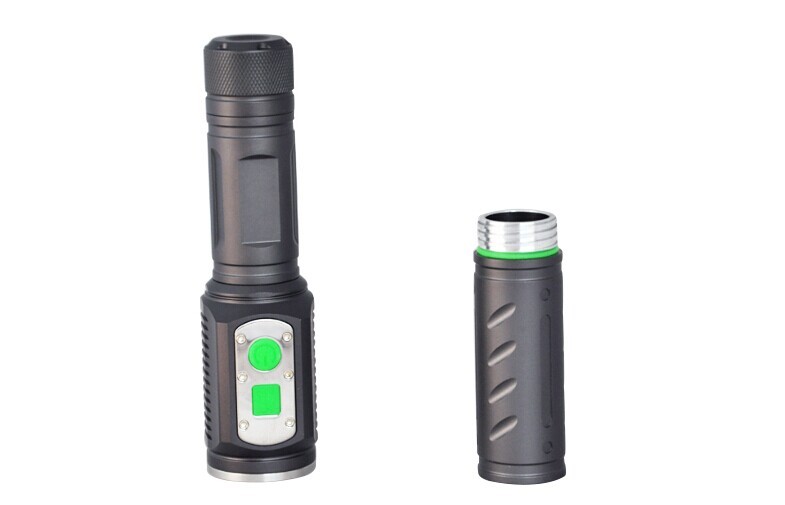 5 - modus Rechargeable Tactical Flashlight untuk Camping, 400LM