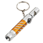 LOGAM Material dicetak LED Torch Keychain / Flash Light Key chain untuk hadiah promosi