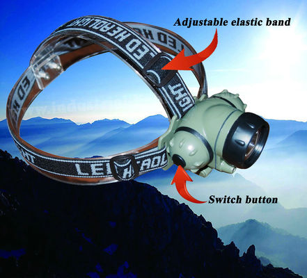 1 Watt High Power LED Kepala Torch, Cree kepala isi ulang obor 14000MCD