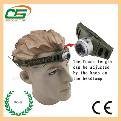 3w Cree High Power Rechargeable Led Headlamp Senter dengan 160 Lumens output