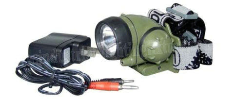 Waterproof Tinggi Intensitas isi ulang 3 Watt LED Headlamp Untuk Fireman