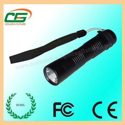 3 Watt Cree LED Rechargeable Senter, Tactical Led Senter DC4.5V Aluminium