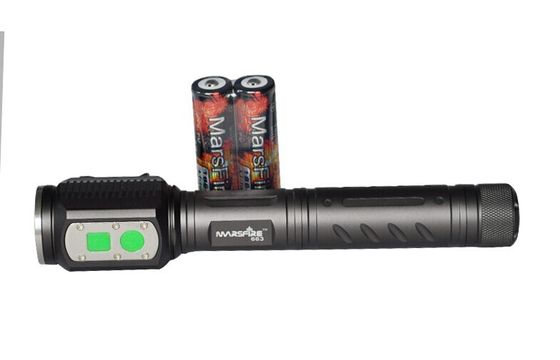 Tinggi lumen taktis dipimpin senter, 7.4V Cree Led Torch Light untuk perjalanan