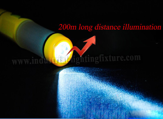Darurat kuning mobil Led dipimpin Rechargeable senter dengan 9 LED