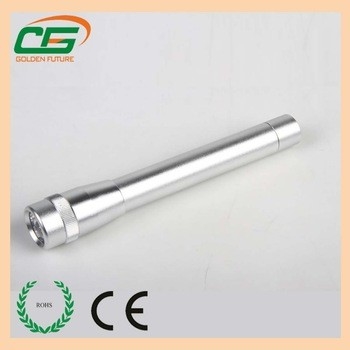 AA 5 LED Torch Senter 9000MCD, Aluminium Tinggi Lumen Kecil Senter 20 Jam CE