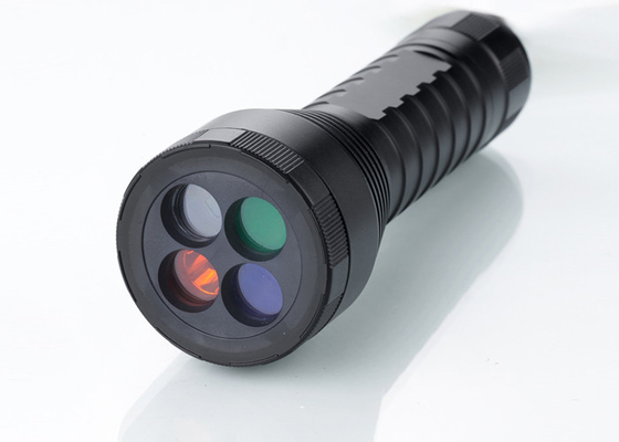 4 Warna luar yang kuat 170 lm Cree LED Senter Dengan 3 Mode Beralih