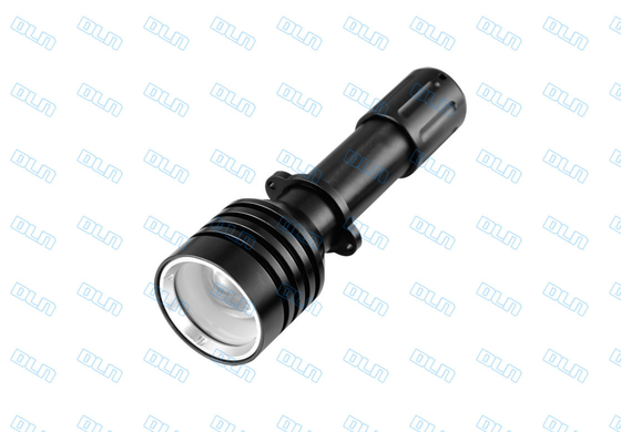 Cree zoomable LED Waterproof Diving Senter Dengan Pesawat Kelas Aluminium