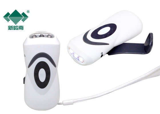 Compact kecil Tangan Crank Led Senter Untuk Telepon, Led Rechargeable Senter