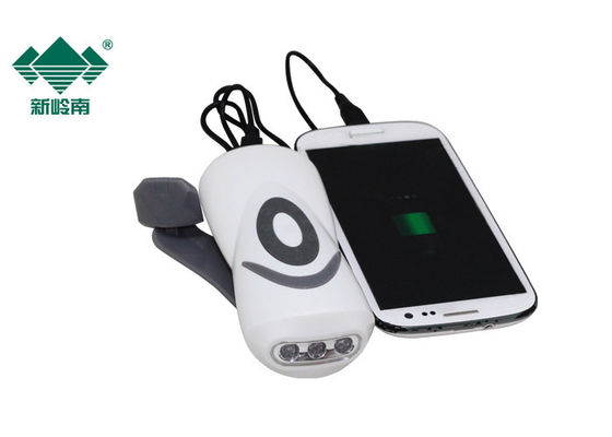 Compact kecil Tangan Crank Led Senter Untuk Telepon, Led Rechargeable Senter