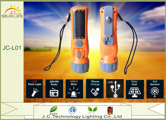 Portabel multi - Fungsi Rechargeable Led Senter Darurat Dengan FM Radio