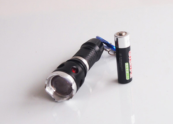 5 Watt awal bebas saku berburu Dipimpin senter dengan Keychain, 170lm