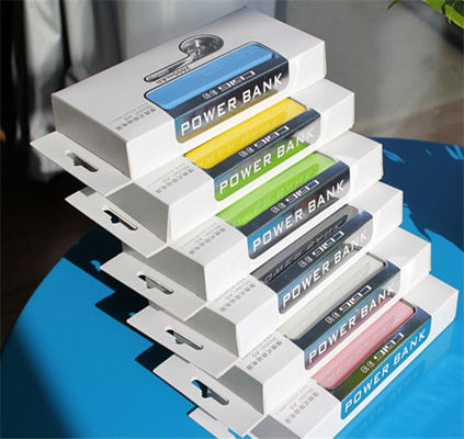2200mAh Mini ponsel keychain bank daya untuk Ipad / MP3 / MP4