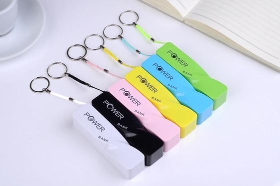 Kapasitas tinggi Mini Power Bank Dengan Keychain, Mobile Power Bank Charger