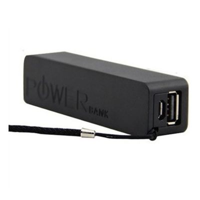 Putih 2600mAh Cell Phone Stasiun Pengisian, Portable Power Bank Keychain Battery Charger