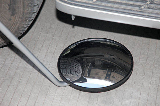 GP-916 Under Pemeriksaan Kendaraan Mirror / datar Acrylic Cermin dengan Dua Curve dan 30 * 30cm Cermin