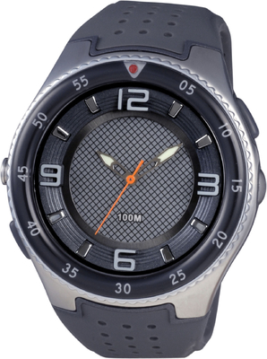 Mens Putaran Analog Watches Sporty Dengan Led Torch Dan 100m Water Resistant