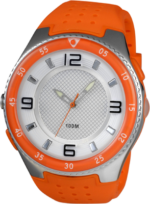 Mens Putaran Analog Watches Sporty Dengan Led Torch Dan 100m Water Resistant