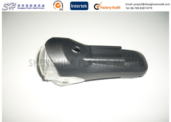 Kustom LED Torch Light Plastik kandang dengan Cover Lampu Transparan