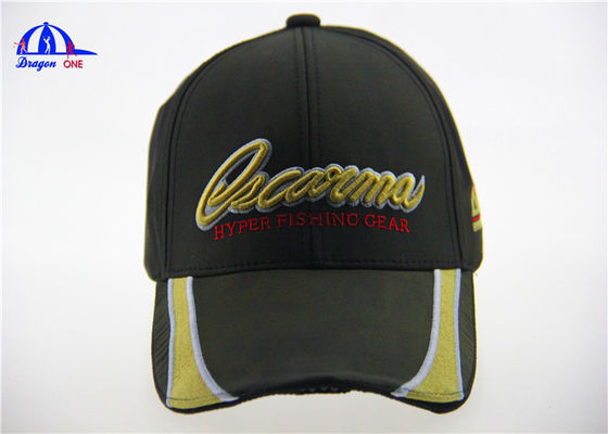 Unik Percetakan LED Torch Baseball Cap, Flashing Light Up Baseball Hats