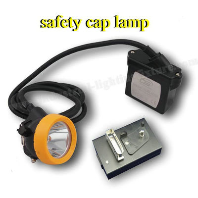 Tahan air CE ATEX LED Pertambangan Cahaya 15000 Lux DC 4.2V, Brightest Keselamatan Cap Lampu