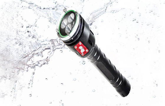 Hitam 2400LM LED Dive Torch