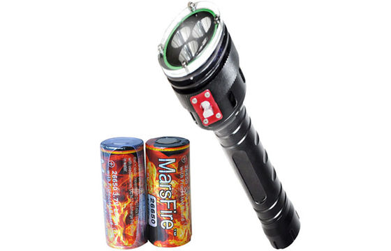 Hitam 2400LM LED Dive Torch