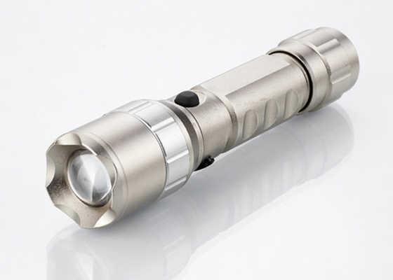 Saku 180lm dipimpin obor dapat diisi ulang, 5W senter zoomable untuk berkemah