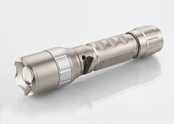 Saku 180lm dipimpin obor dapat diisi ulang, 5W senter zoomable untuk berkemah