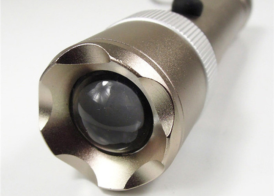 Saku 180lm dipimpin obor dapat diisi ulang, 5W senter zoomable untuk berkemah
